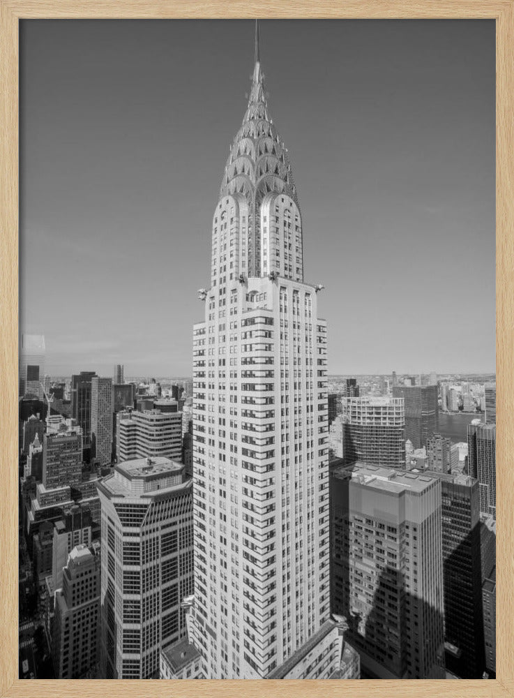Chrysler Black and White - Poster / Art Print