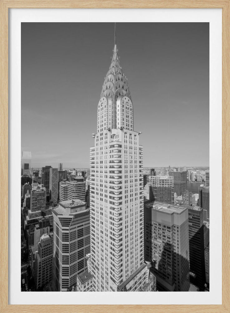 Chrysler Black and White - Poster / Art Print