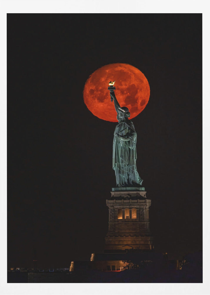 2022 july buck moon - Poster / Art Print