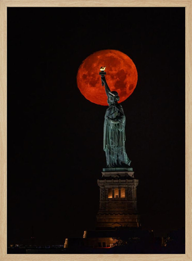 2022 july buck moon - Poster / Art Print