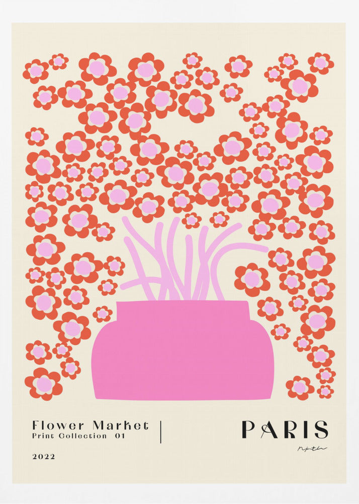Flower Market. Paris - Poster / Art Print