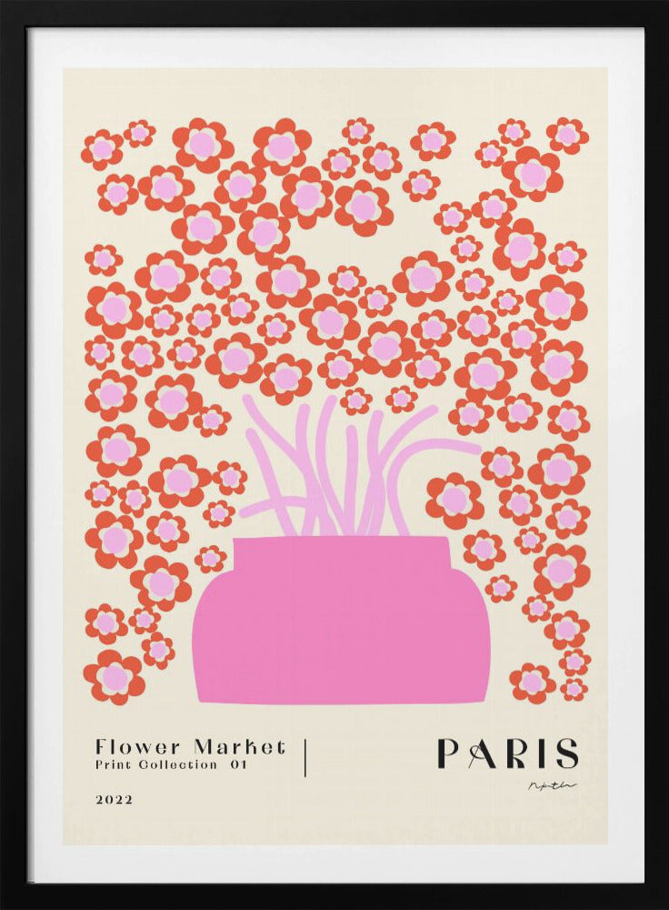 Flower Market. Paris - Poster / Art Print