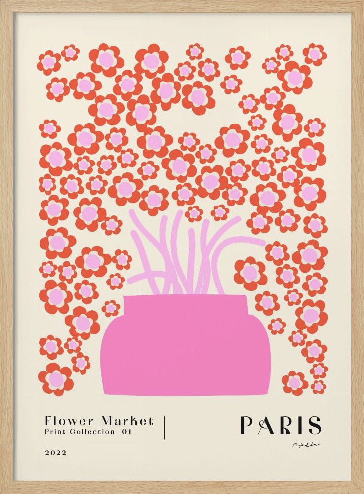 Flower Market. Paris - Poster / Art Print