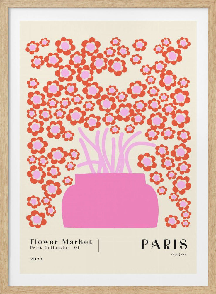 Flower Market. Paris - Poster / Art Print