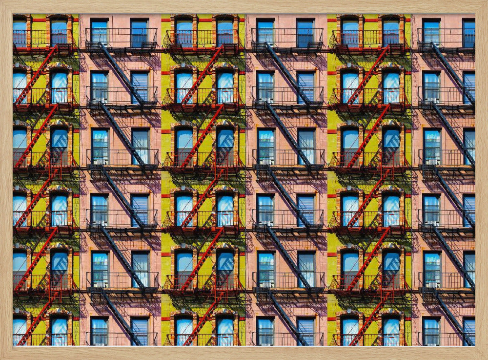 New York Windows - Poster / Art Print