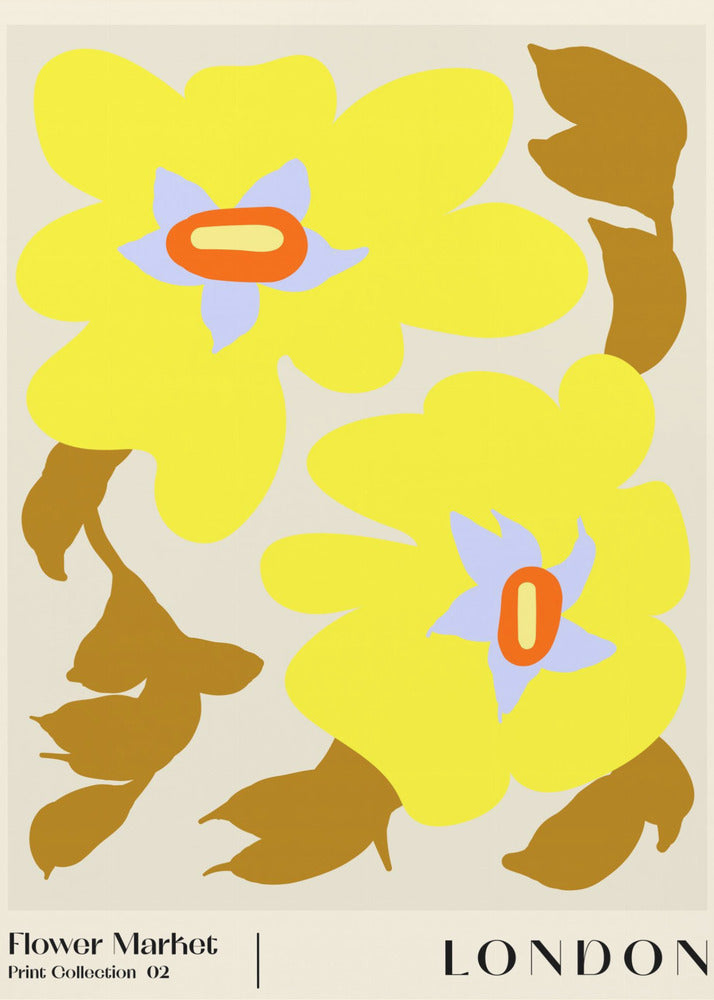 Flower Market. London - Poster / Art Print