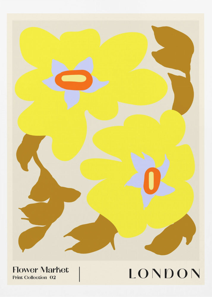 Flower Market. London - Poster / Art Print