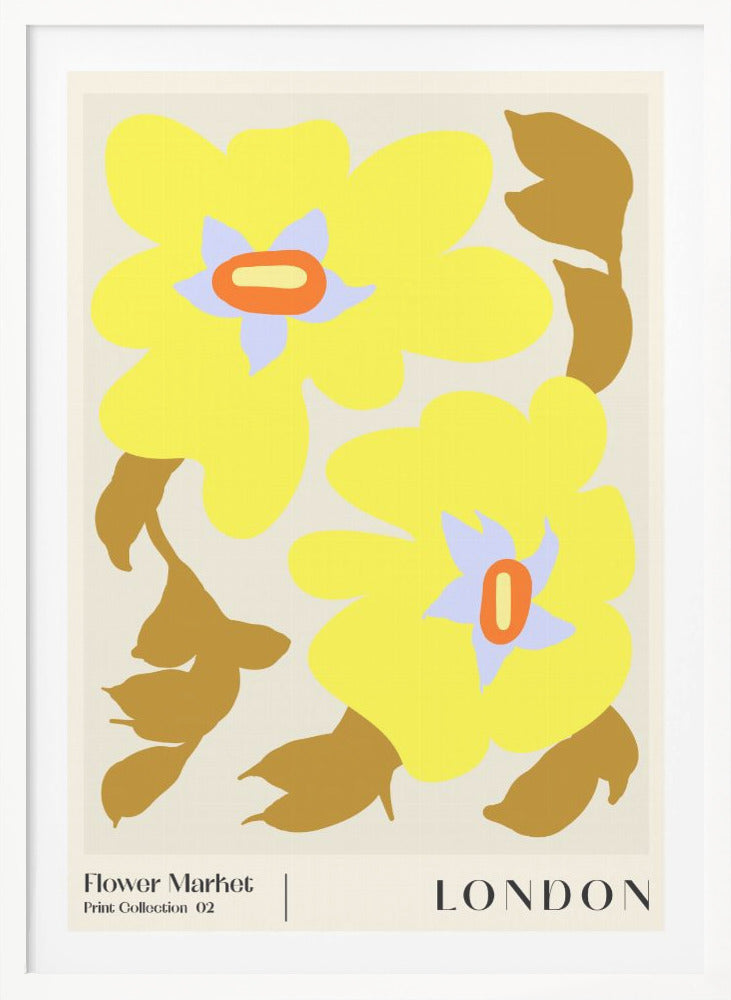 Flower Market. London - Poster / Art Print
