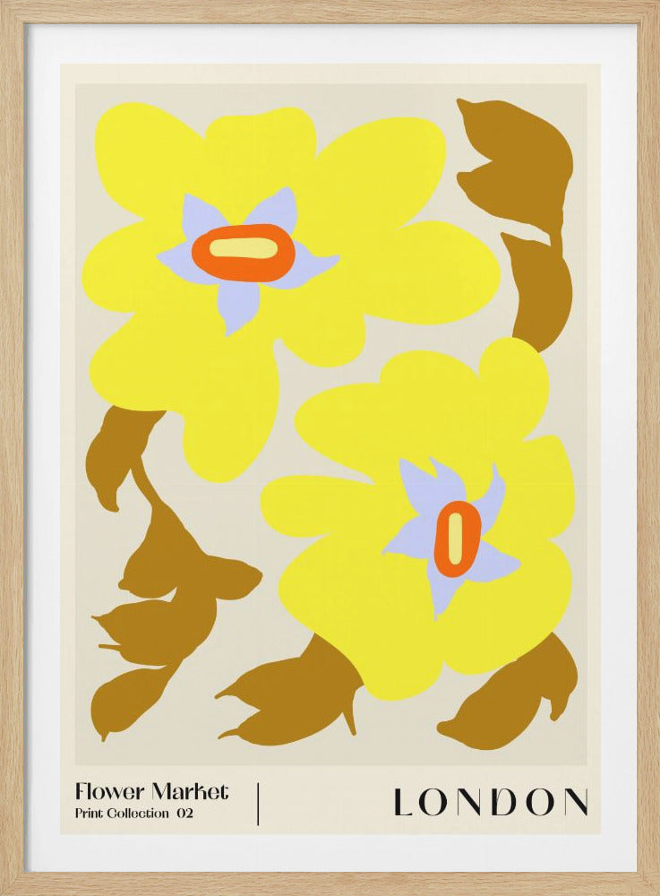 Flower Market. London - Poster / Art Print