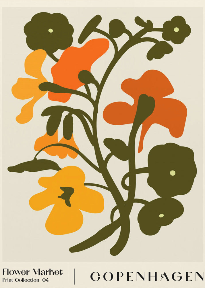 Flower Market. Copenhagen - Poster / Art Print