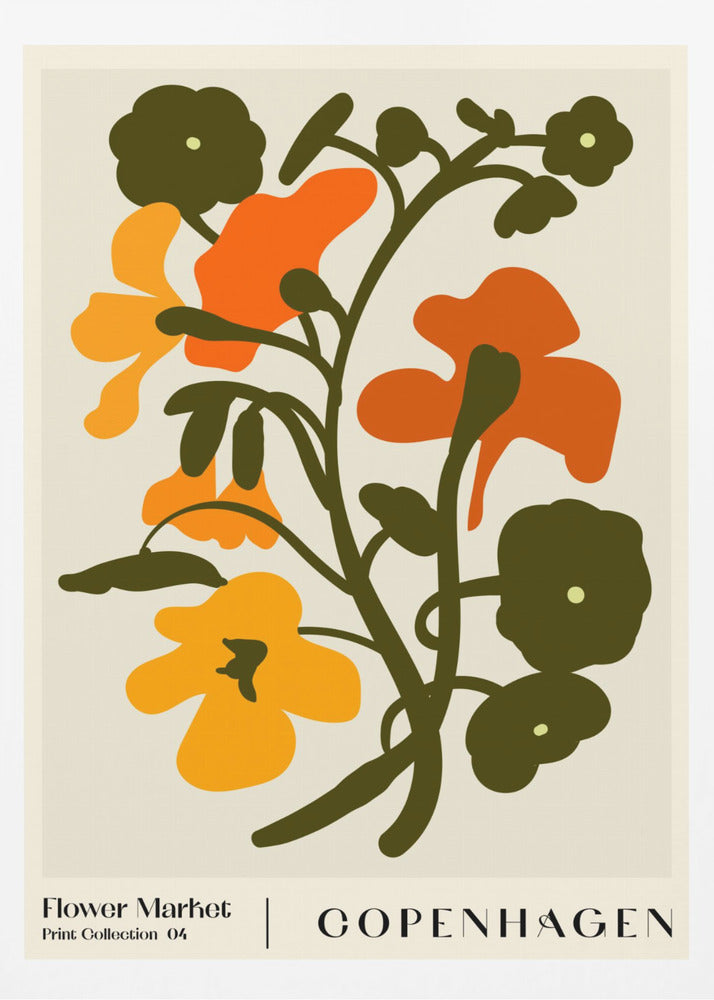 Flower Market. Copenhagen - Poster / Art Print