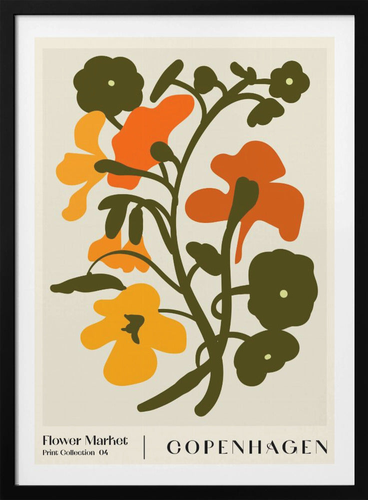 Flower Market. Copenhagen - Poster / Art Print