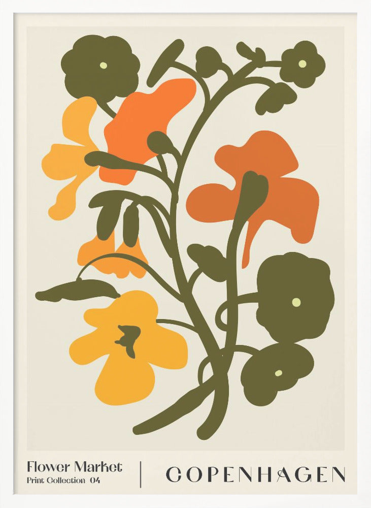Flower Market. Copenhagen - Poster / Art Print