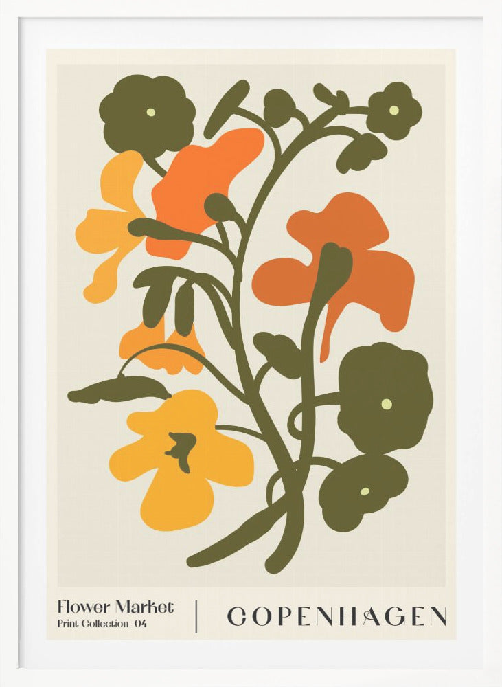 Flower Market. Copenhagen - Poster / Art Print
