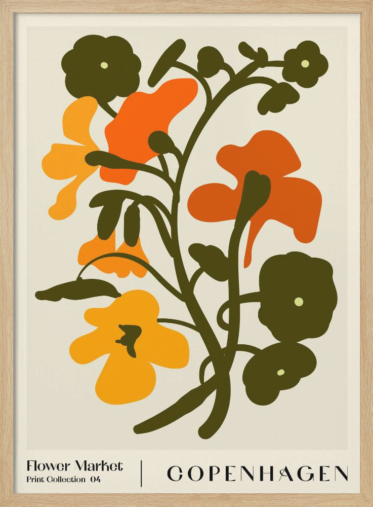 Flower Market. Copenhagen - Poster / Art Print