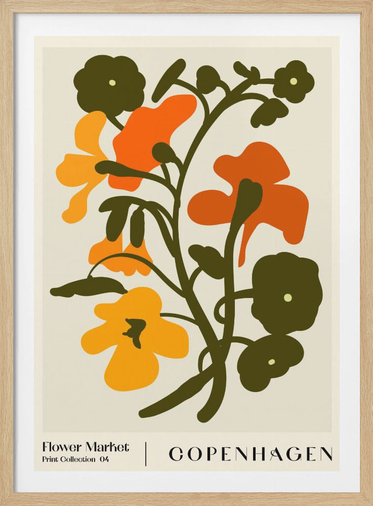 Flower Market. Copenhagen - Poster / Art Print