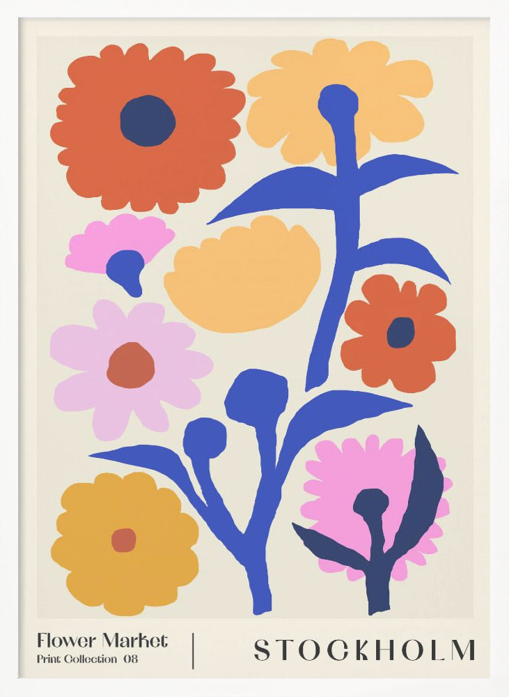 Flower Market. Stockholm - Poster / Art Print