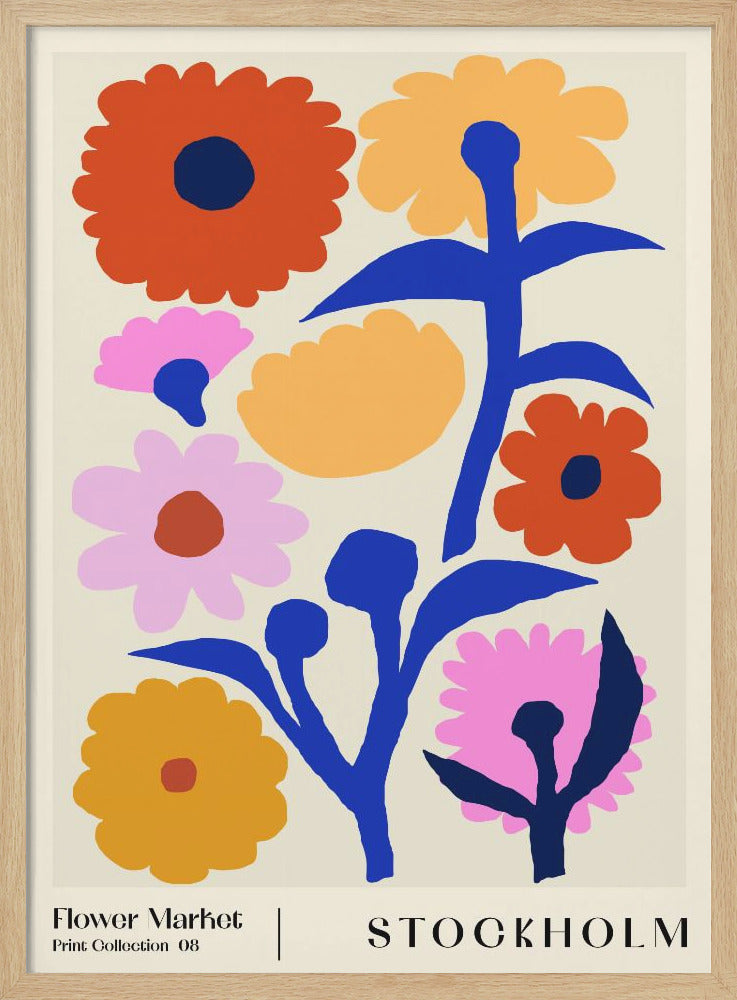 Flower Market. Stockholm - Poster / Art Print