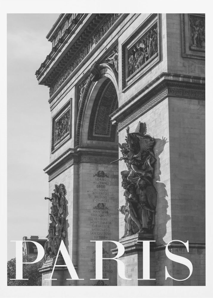 Paris Text 6 - Poster / Art Print