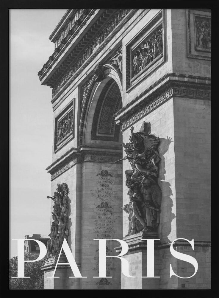Paris Text 6 - Poster / Art Print