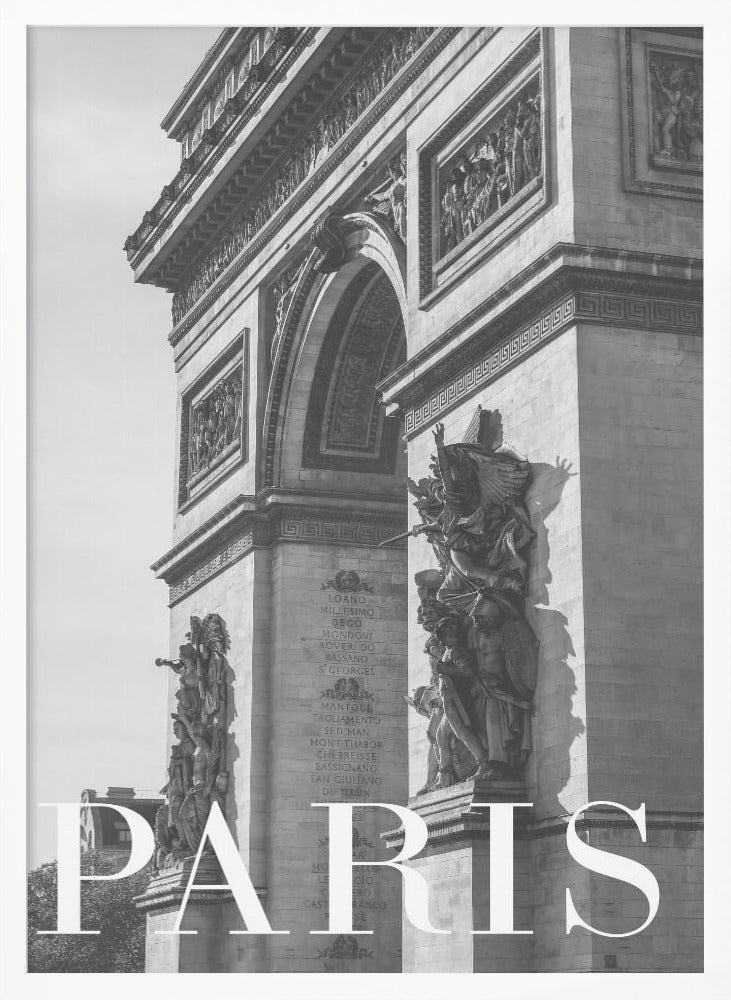 Paris Text 6 - Poster / Art Print