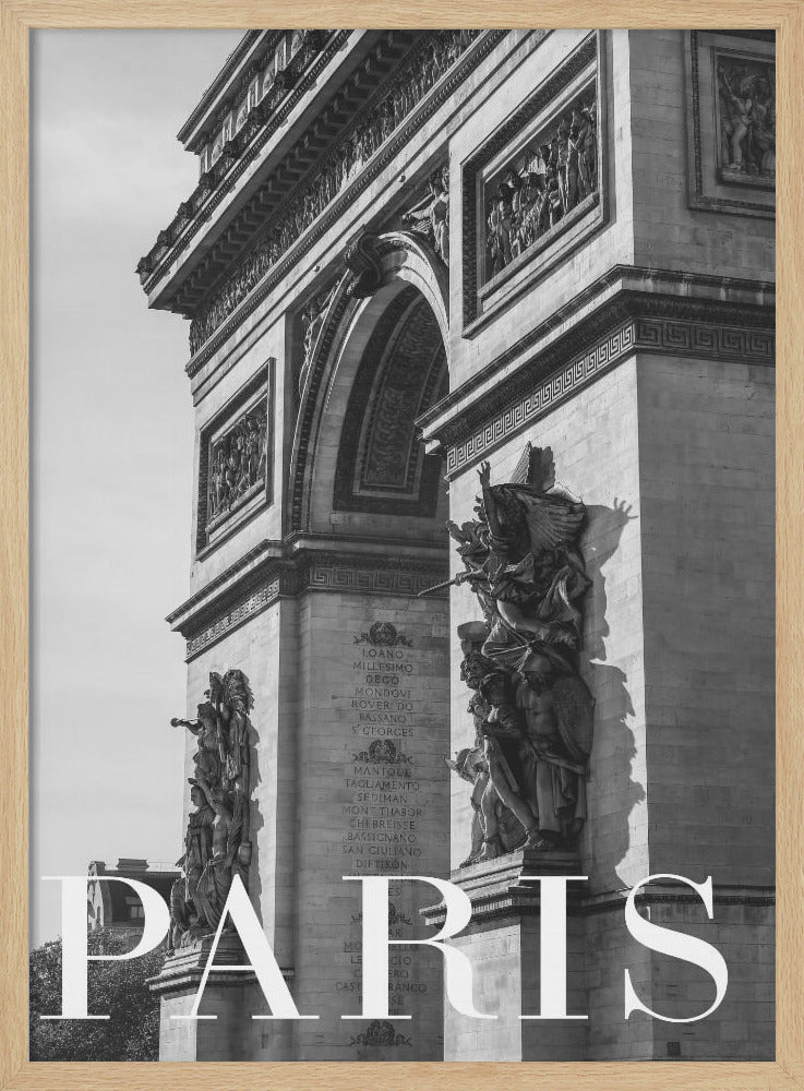 Paris Text 6 - Poster / Art Print