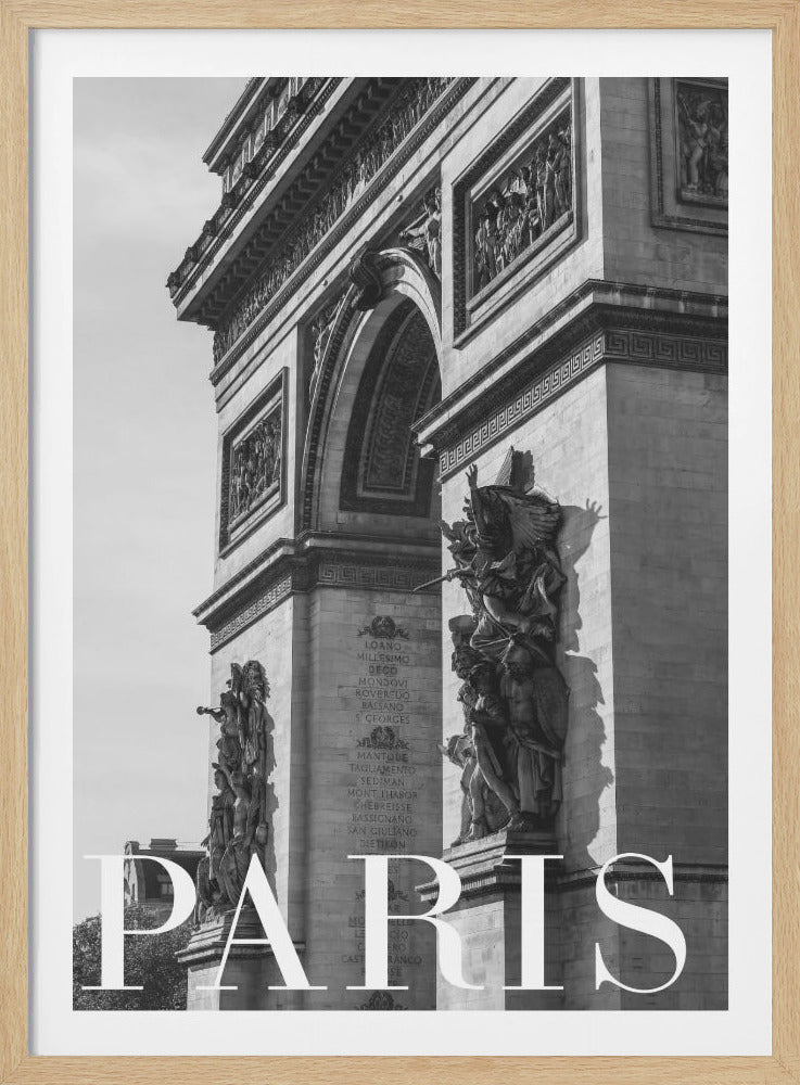 Paris Text 6 - Poster / Art Print