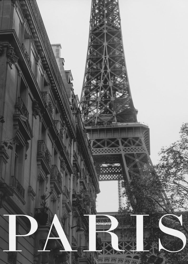 Paris Text 1 - Poster / Art Print