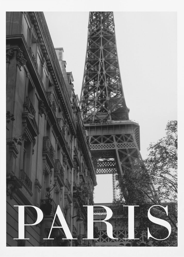 Paris Text 1 - Poster / Art Print