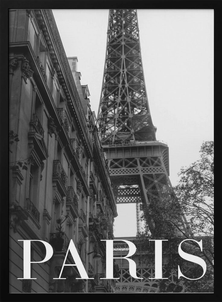 Paris Text 1 - Poster / Art Print