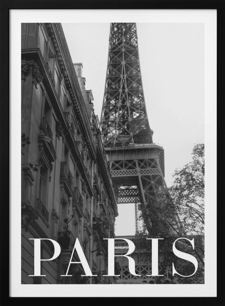 Paris Text 1 - Poster / Art Print