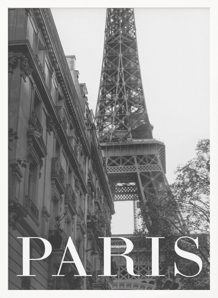 Paris Text 1 - Poster / Art Print