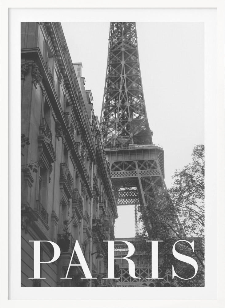 Paris Text 1 - Poster / Art Print