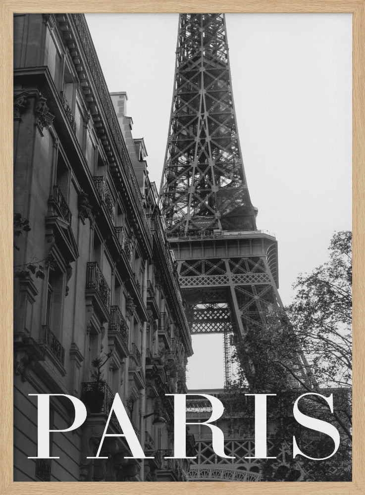 Paris Text 1 - Poster / Art Print