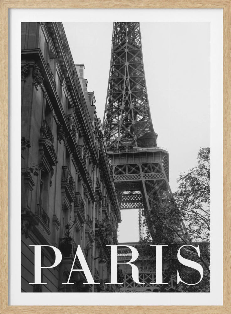 Paris Text 1 - Poster / Art Print