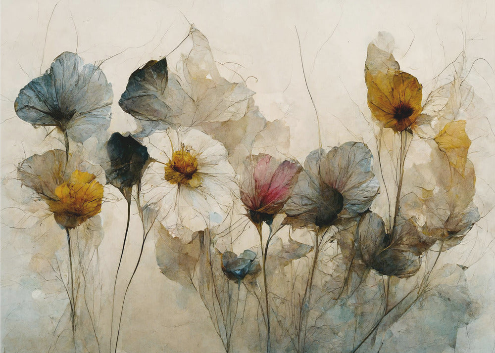 Dry Flower Bouquet - Poster / Art Print