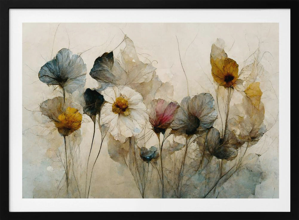 Dry Flower Bouquet - Poster / Art Print