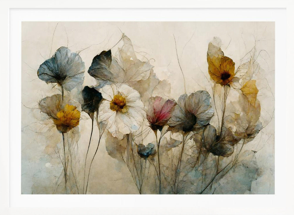 Dry Flower Bouquet - Poster / Art Print