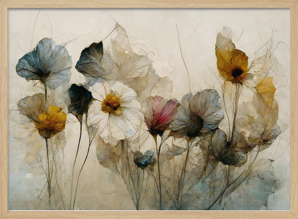 Dry Flower Bouquet - Poster / Art Print