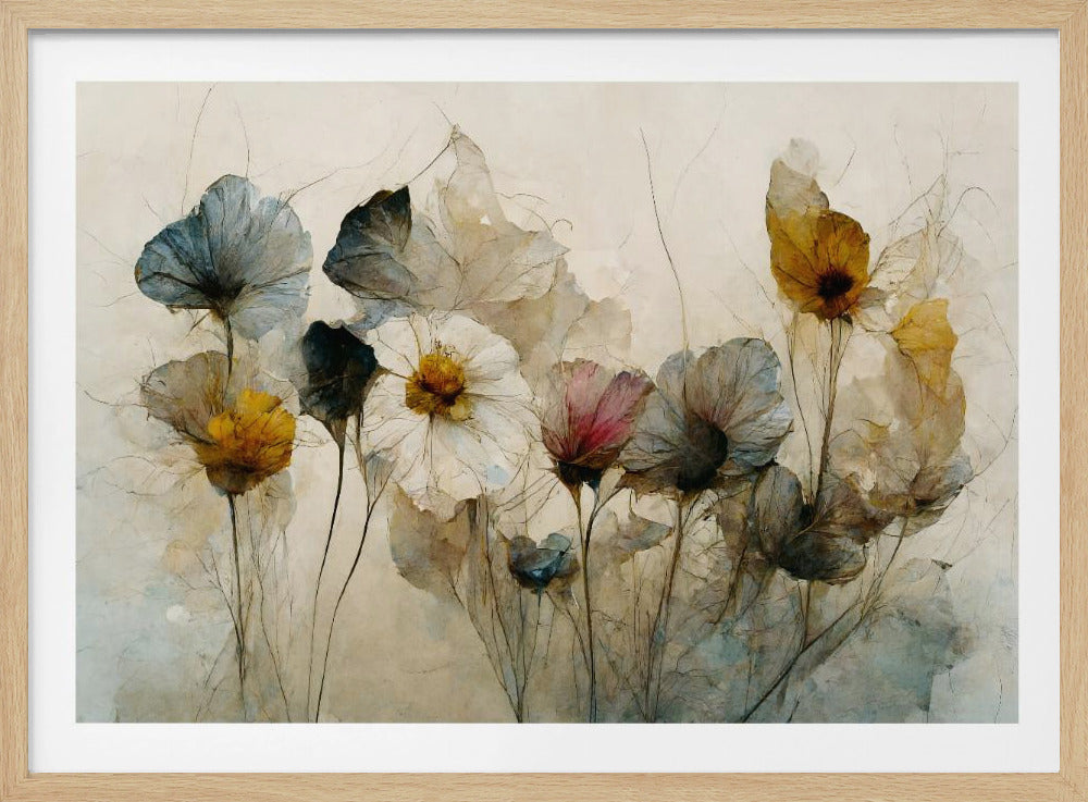 Dry Flower Bouquet - Poster / Art Print