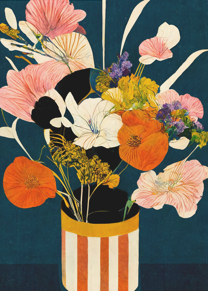Flowers At Night - Poster / Art Print