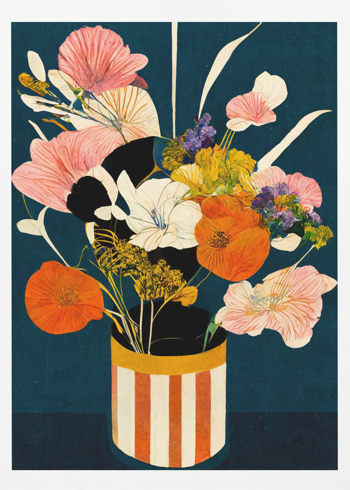 Flowers At Night - Poster / Art Print