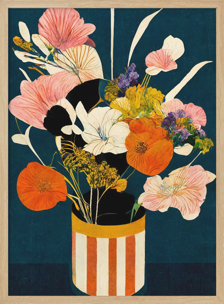 Flowers At Night - Poster / Art Print