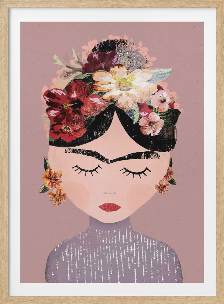 Frida (Pastel Version) - Poster / Art Print