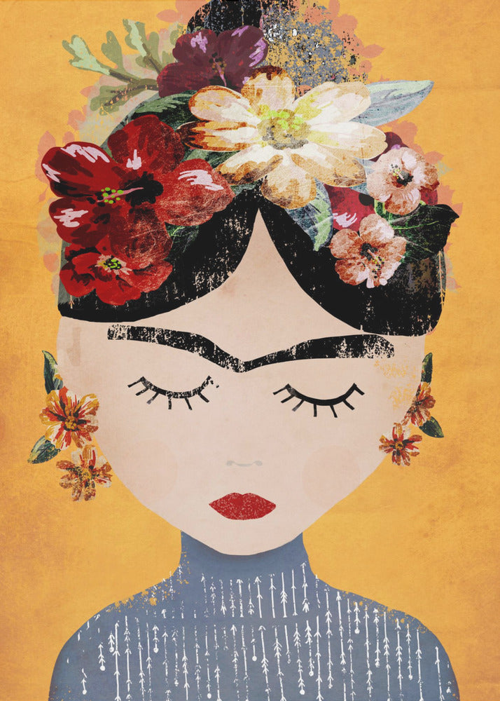 Frida (Yellow Version) - Poster / Art Print