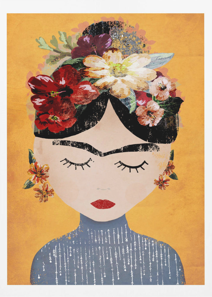 Frida (Yellow Version) - Poster / Art Print