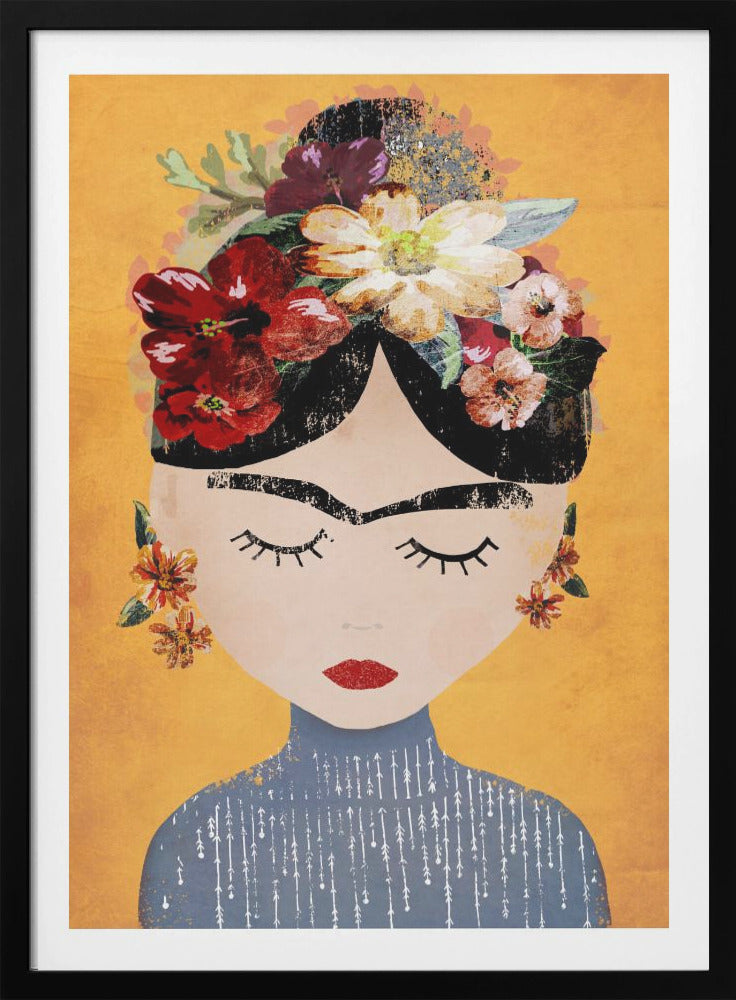 Frida (Yellow Version) - Poster / Art Print