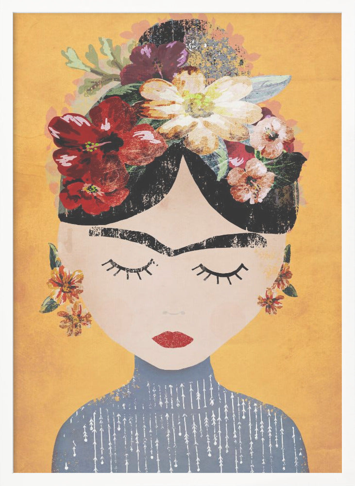 Frida (Yellow Version) - Poster / Art Print