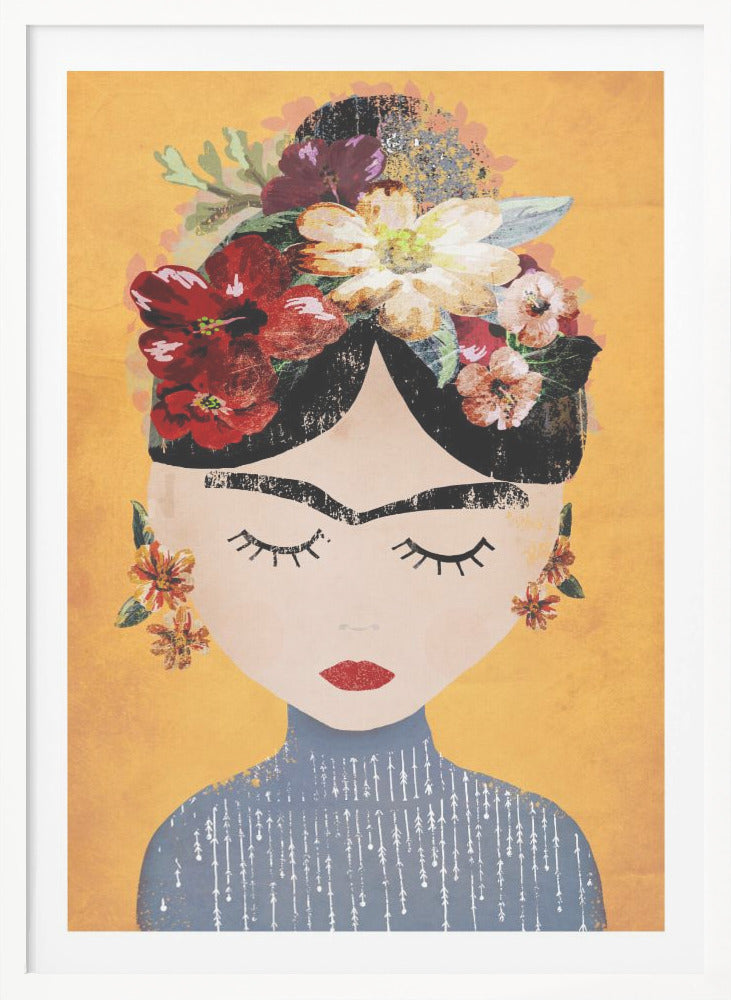 Frida (Yellow Version) - Poster / Art Print
