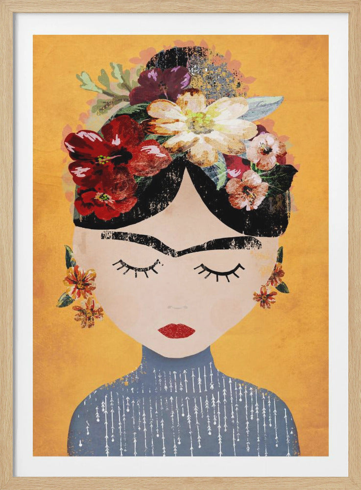 Frida (Yellow Version) - Poster / Art Print